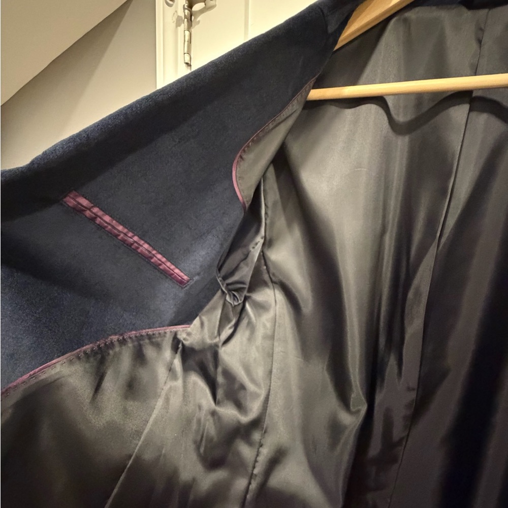 VELVET Dark Blue Men's Blazer, GAP - Picture 8 of 15